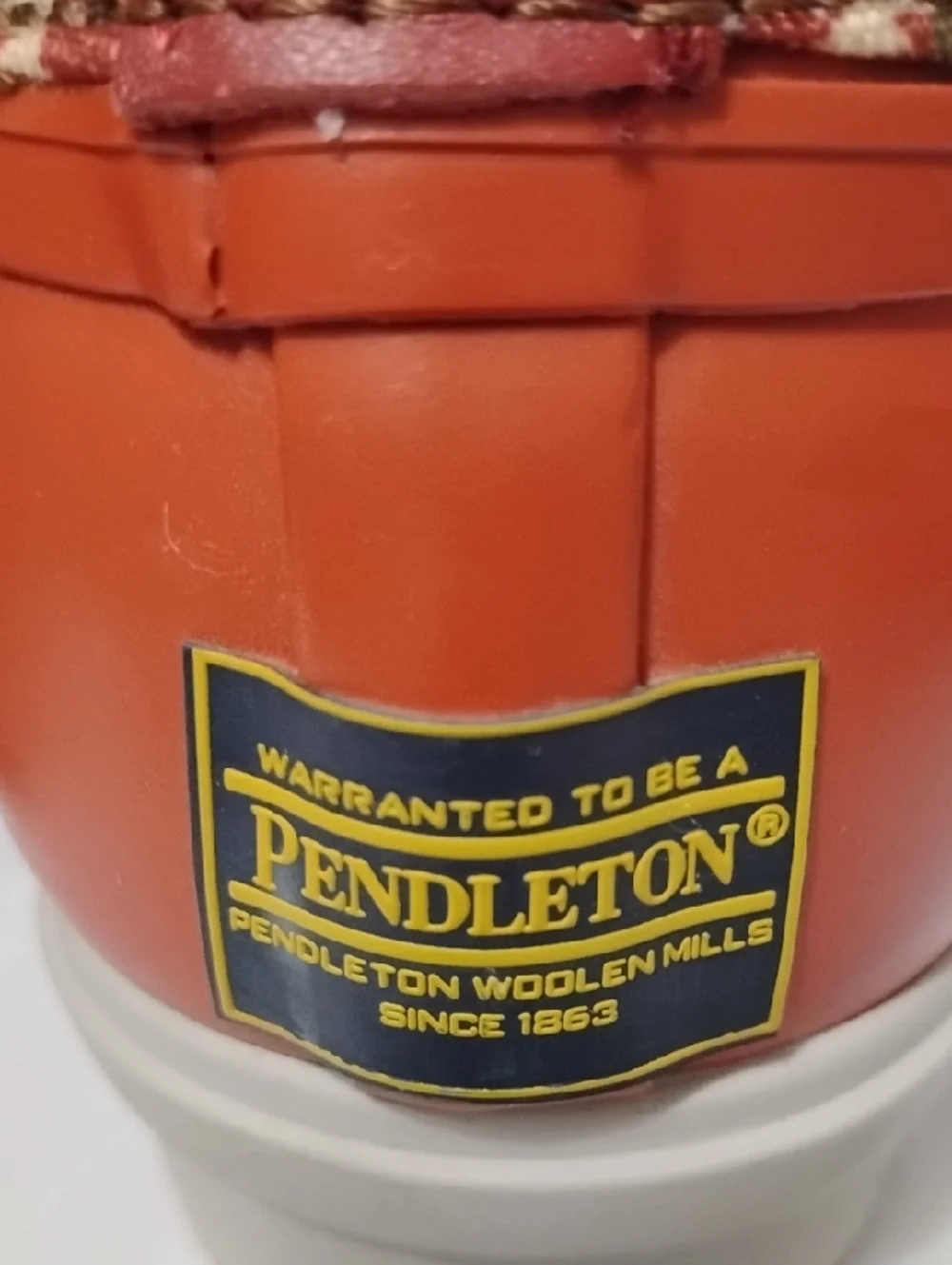 Pendleton Women's 8 Orange‎ Patterned Insulated Duck Journey West Boot